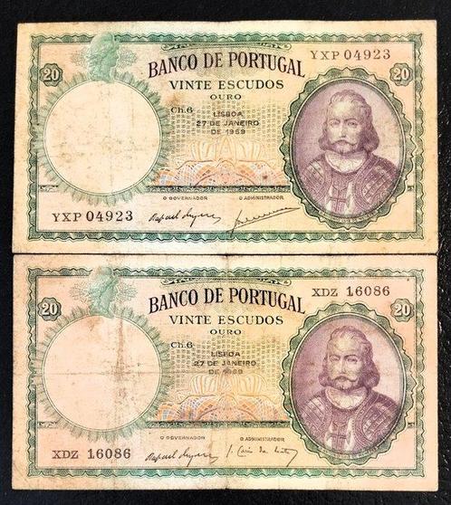 Portugal. - 7 x 20 Escudos - various dates (Zonder, Postzegels en Munten, Munten | Nederland