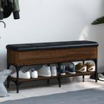 vidaXL Schoenenbank 102x32x45 cm bewerkt hout bruin, Verzenden, Nieuw