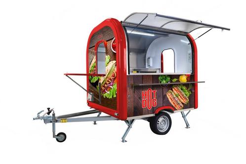 Stand mobile de hot-dogs,, Zakelijke goederen, Stock en Retail | Verkoopwagens, Ophalen of Verzenden