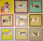 Equestre decoratief paneel Chevalier van katoen - 140x140