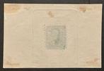België 1861/1895 - Leopold I Medaillon 1c groen - Herdruk, Gestempeld