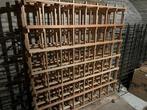 Étagère - Bois naturel - Natural wooden wine shelf capable