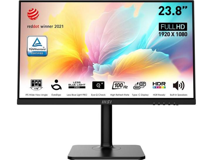 MSI Modern MD2412P - Computer Monitor - 60,5 cm (23.8) Full, Computers en Software, Monitoren, Zo goed als nieuw, Verzenden