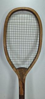 Antique Lawn Tennis Racket plus 2 Tennis balls - Tennis -, Verzamelen, Nieuw
