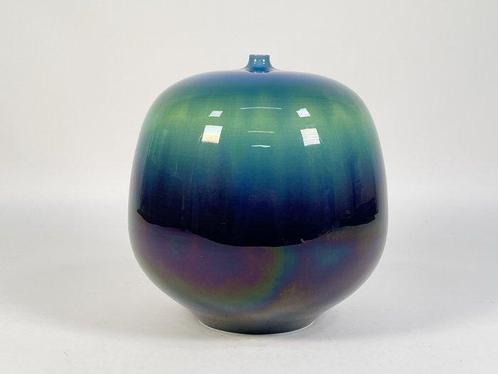 Vase - Porcelaine, Vase en céramique Kutani par Tokuda, Antiek en Kunst, Antiek | Overige Antiek