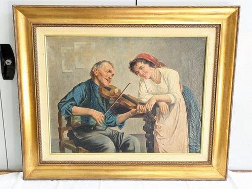 Jules Zermati (1880-1920) - Felice melodia, Antiek en Kunst, Kunst | Schilderijen | Klassiek