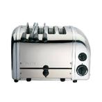 Combi Toaster RVS | 2+2 Sleuven | Dualit | 2 Tostiklemmen