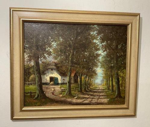 Albert (Ab) Torringa (1886-1963) - Boerderij, Antiek en Kunst, Kunst | Schilderijen | Klassiek