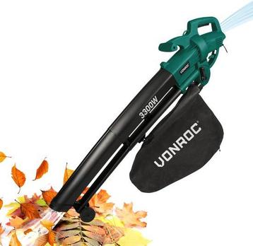 VONROC Bladblazer – Zuigen & Versnipperen – 3300 W – Incl. beschikbaar voor biedingen