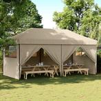 vidaXL Partytent Taupe 292 x 580 x 315 cm Oxford Stof, Verzenden, Nieuw