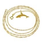 Ketting met hanger - 18 karaat Geel goud