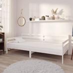 vidaXL Slaapbank met matras massief grenenhout wit 90x200 cm, Huis en Inrichting, Slaapkamer | Bedden, Verzenden, Nieuw