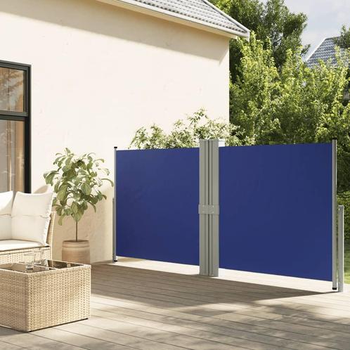 vidaXL Windscherm uittrekbaar 140x1200 cm blauw, Tuin en Terras, Parasols, Nieuw, Verzenden