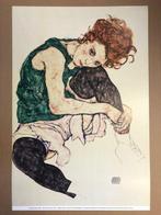 after Egon Schiele - Sitzende Frau mit hochgezogenem Knie