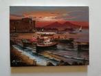 Mario Galanti (XX) - Tramonto sul golfo di Napoli