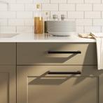 vidaXL Handvatten 20 st 192 mm roestvrij staal zwart, Doe-het-zelf en Bouw, Hang- en Sluitwerk, Verzenden, Nieuw