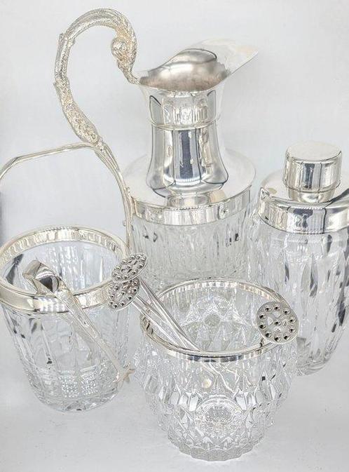 Seau à glace (10) - Verre brillant, Antiek en Kunst, Antiek | Meubels | Tafels