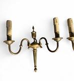 Wandkandelaar (2) - Messing, Nieuw