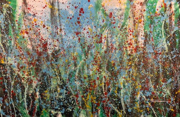 Anastasiya Tumanova - Florissante.-XXL, Antiek en Kunst, Kunst | Schilderijen | Modern