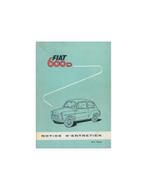 1964 FIAT 600 D INSTRUCTIEBOEKJE FRANS, Ophalen of Verzenden