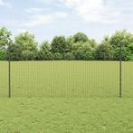 vidaXL Fence Palen - 22 Stuks U-Kanaal Grijs, 120 cm, Staal, Verzenden, Nieuw