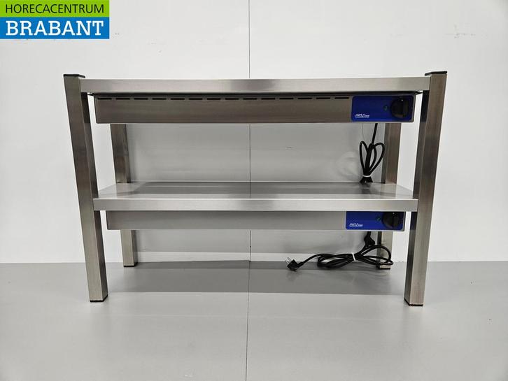 RVS Dubbele Warmtebrug Warmhoudbrug Verwarmde Etagere, Zakelijke goederen, Horeca | Keukenapparatuur, Ophalen of Verzenden