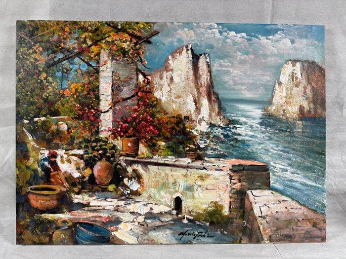 Marino Faliero (XX-XXI) - Capri Faraglioni, Antiek en Kunst, Kunst | Schilderijen | Klassiek