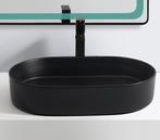 SALE - Rogas 50 - Mat zwart - Waskom -  -  - Keramiek -, Doe-het-zelf en Bouw, Ophalen of Verzenden, Nieuw