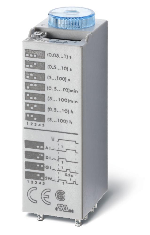 Finder 85.02 Multifunctionele Timer Relais 10A 240VAC -, Doe-het-zelf en Bouw, Elektriciteit en Kabels, Verzenden