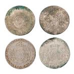 France. Louis XV & XVI. Ecu 1726/1782 (4 stuks) (Sans Prix, Postzegels en Munten