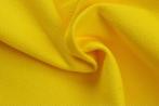 10 meter canvas stof - geel - Katoenen stof, Hobby en Vrije tijd, Verzenden, 120 cm of meer, Geel, Polyester
