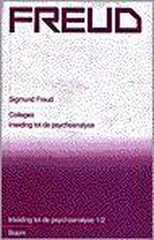 Inleiding tot de psychoanalyse 1/2 9789060098370 S. Freud, Boeken, Psychologie, Gelezen, Verzenden