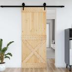 vidaXL Deur NARVIK 95x210 cm massief grenenhout, Doe-het-zelf en Bouw, Verzenden, Nieuw