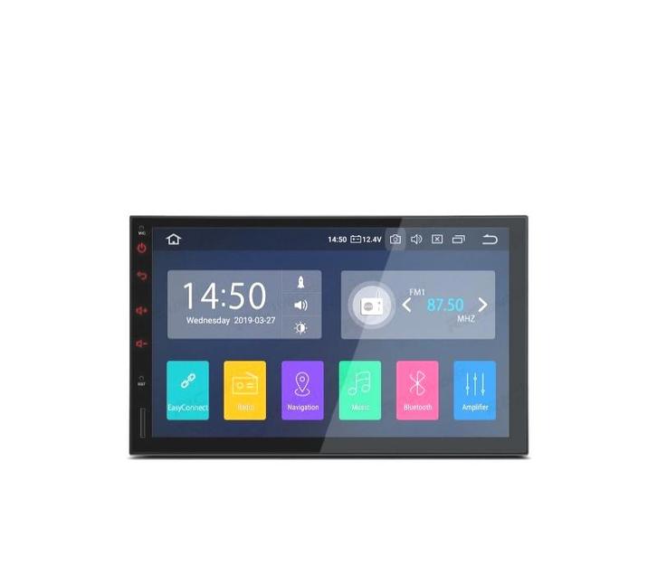 AUTORADIO GPS 2DIN ANDROID 10 LCD TACTILE 7 CARPLAY USB DUA, Auto diversen, Autonavigatie, Verzenden