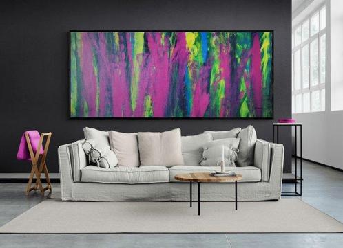 Myriam Carbonnier - La forêt des fées XXL, Antiek en Kunst, Kunst | Schilderijen | Modern