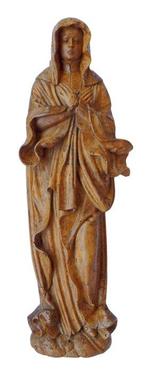 Hans Leinberger Umkreis - Sculpture, Madonna spätgotisch, Antiek en Kunst