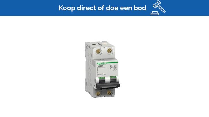 Bieden: Schneider Electric C60 2-Pole 15A Miniature Circuit, Sports nautiques & Bateaux, Accessoires navigation, Enlèvement ou Envoi