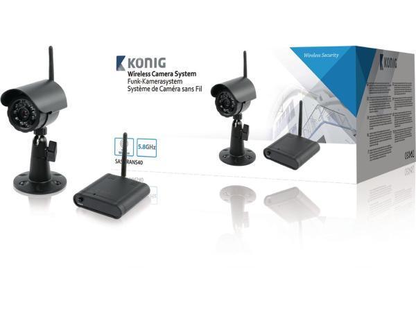 Veiling - Konig SEC-TRANS40 Draadloos Camera Systeem, Audio, Tv en Foto, Videobewaking