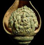 Oud-Khmer - Rituele bronzen schelp - 12e eeuw