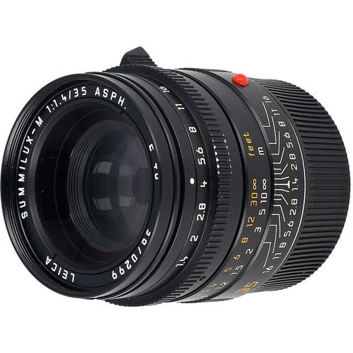 Leica 11874 Summilux-M 35mm f/1.4 ASPH zwart occasion, Audio, Tv en Foto, Foto | Lenzen en Objectieven, Zo goed als nieuw, Verzenden