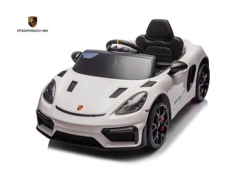 Porsche Spyder RS, 12 volt Kinder Accu Auto, rubberen banden, Kinderen en Baby's, Speelgoed | Buiten | Accuvoertuigen, Ophalen of Verzenden