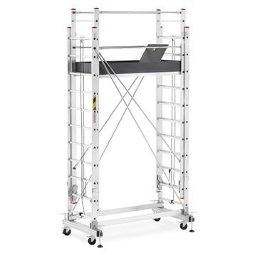 Rolsteiger - uitschuifbare steiger - aluminium - 536 cm beschikbaar voor biedingen