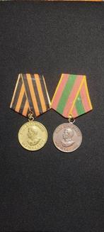 USSR - Medaille - Lot 2 médailles russes ex bloc soviétique, Collections, Objets militaires | Seconde Guerre mondiale