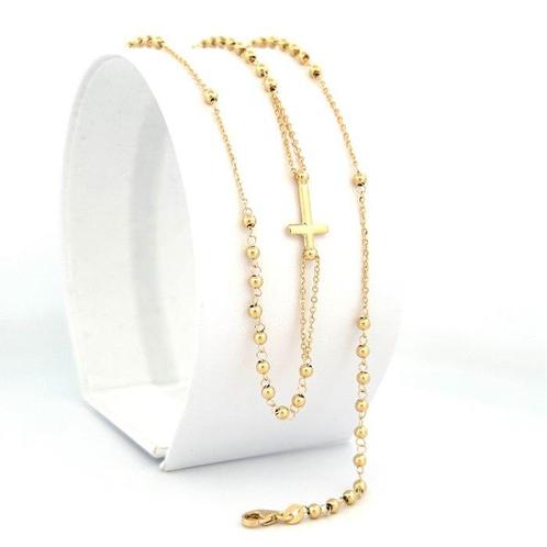 Handmade - Halsketting - Rosario - 4.9 g - 18 karaat Geel, Handtassen en Accessoires, Kettingen