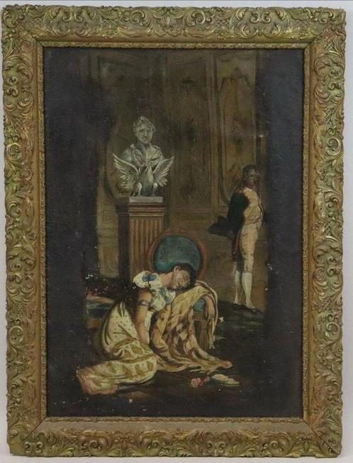 Scuola europea (XIX-XX) - Napoleone Bonaparte e Joséphine de, Antiek en Kunst, Kunst | Schilderijen | Klassiek