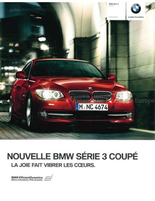 2010 BMW 3 SERIE COUPÉ BROCHURE FRANS, Boeken, Auto's | Folders en Tijdschriften, Ophalen of Verzenden
