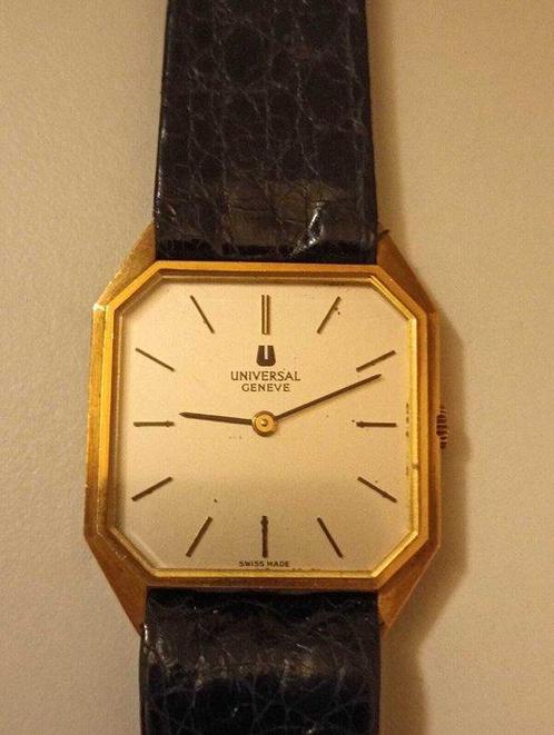 Universal Genève - Square Gold - Sans Prix de Réserve -, Handtassen en Accessoires, Horloges | Heren
