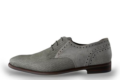 Floris van Bommel Veterschoenen in maat 42½ Grijs | 5% extra, Kleding | Heren, Schoenen, Overige kleuren, Zo goed als nieuw, Veterschoenen