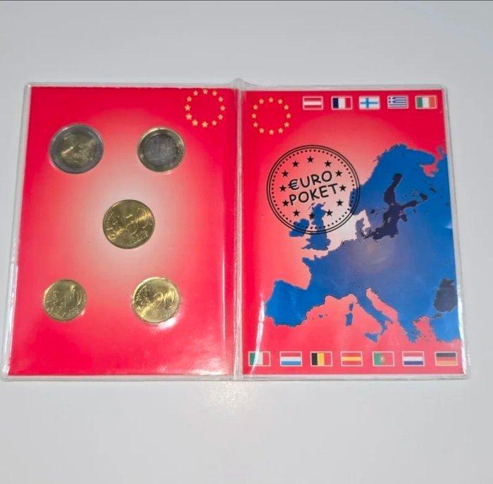 Monaco. Series 10 Cent - 2 Euro 2002 (Zonder Minimumprijs), Postzegels en Munten, Munten | Europa | Euromunten
