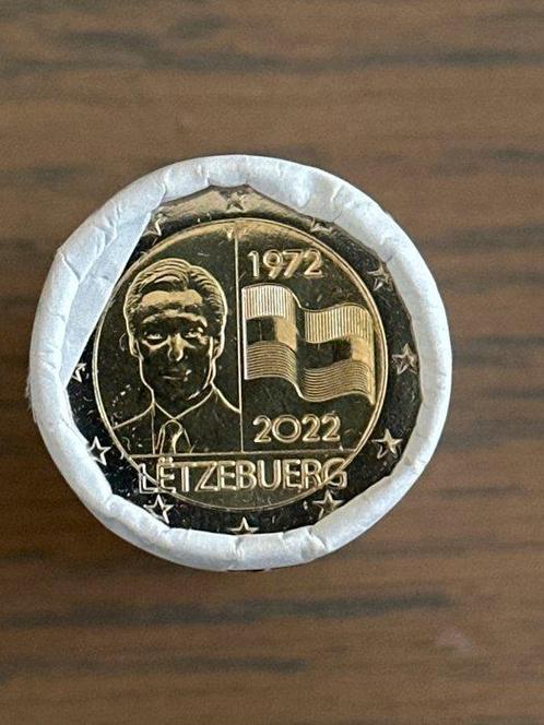 Luxemburg. 2 Euro 2022 50 Jaar vlag Luxemburg (25 coins), Postzegels en Munten, Munten | Europa | Euromunten